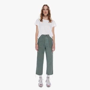 Mother Denim Patch Pocket Private Ankle Pants